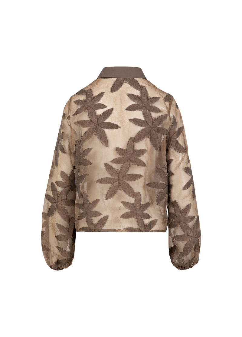 Coster Copenhagen BLOMSTERSTRUKTUR SKJORTE Shirt/Blouse Taupe sand - 393