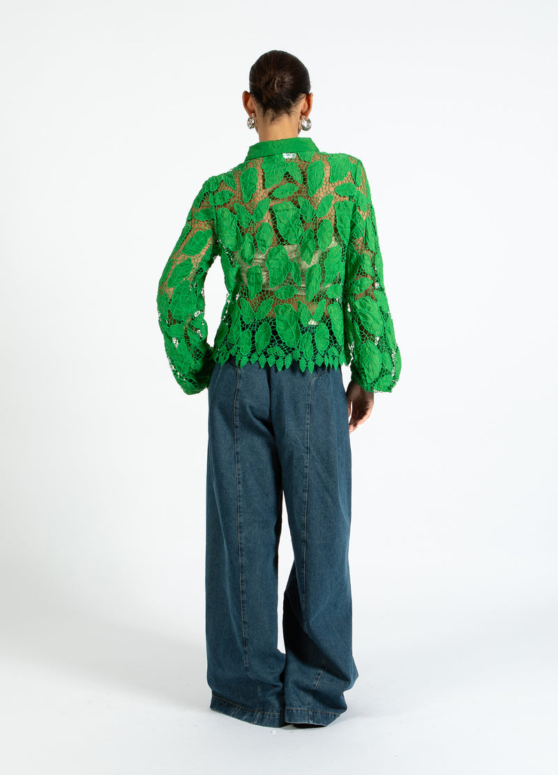 Coster Copenhagen BLONDESKJORTE Shirt/Blouse Lush green - 444