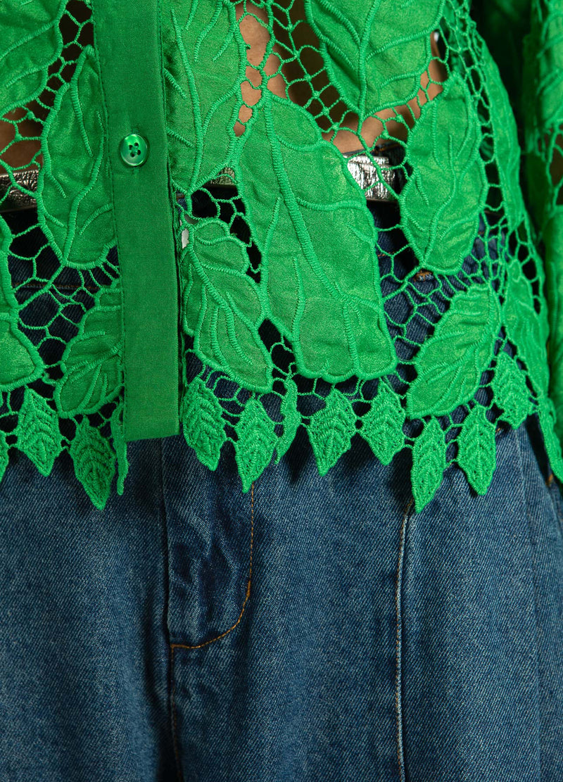 Coster Copenhagen BLONDESKJORTE Shirt/Blouse Lush green - 444