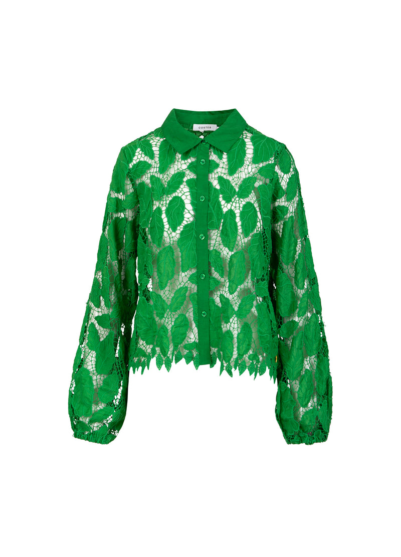Coster Copenhagen BLONDESKJORTE Shirt/Blouse Lush green - 444