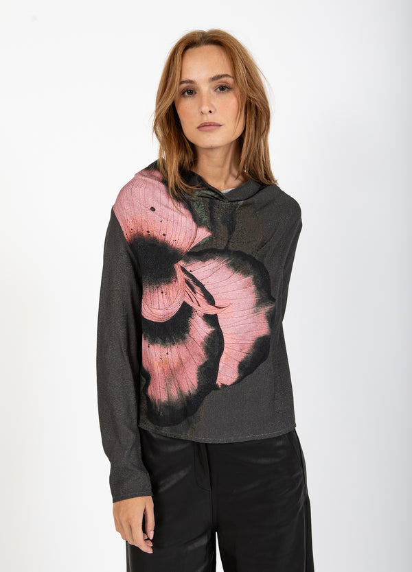 Coster Copenhagen BLUSE MED PHOTO FLOWER PRINT Shirt/Blouse Photo flower print - 947