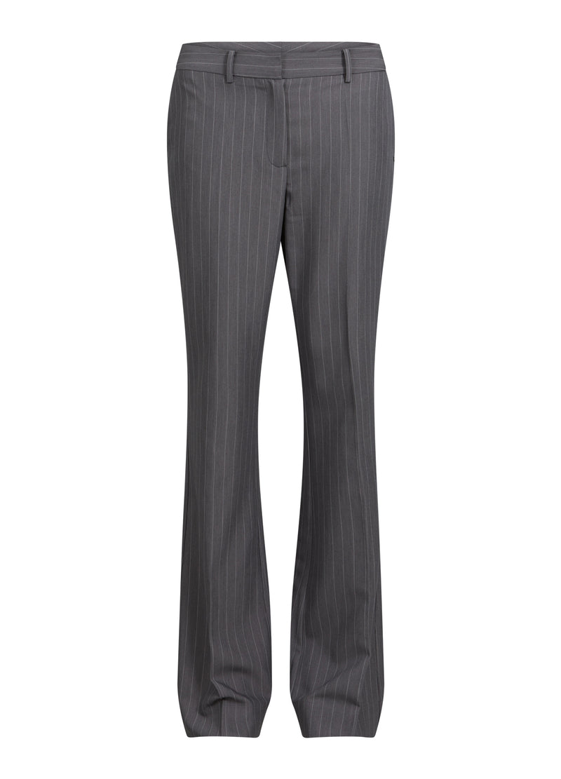 Coster Copenhagen BOOT-CUT BUKSER - LUCIA FIT Pants Grey pinstripe - 161