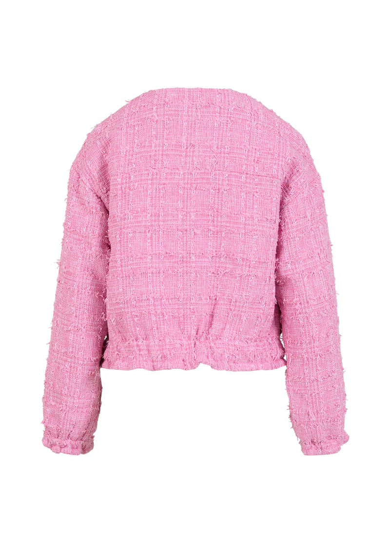 Coster Copenhagen  BOUCLE-BOMBER Blazer Dark Blush - 697