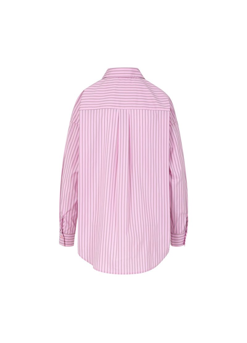 Coster Copenhagen BOXY KLASSISK SKJORTE Shirt/Blouse Pink/Grey stripes - 641