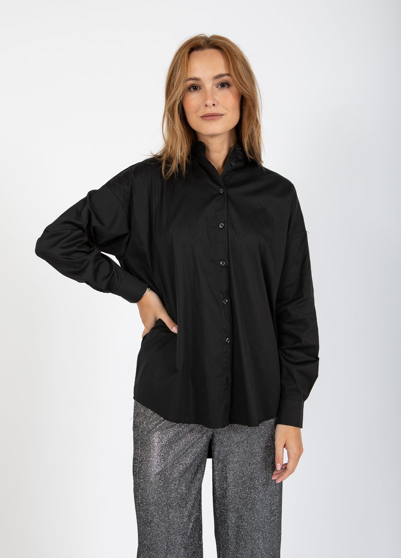 Coster Copenhagen BOXY KLASSISK SKJORTE Shirt/Blouse Black - 100