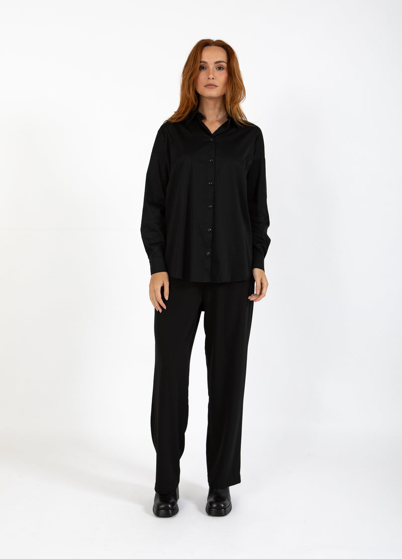 Coster Copenhagen BOXY KLASSISK SKJORTE Shirt/Blouse Black - 100