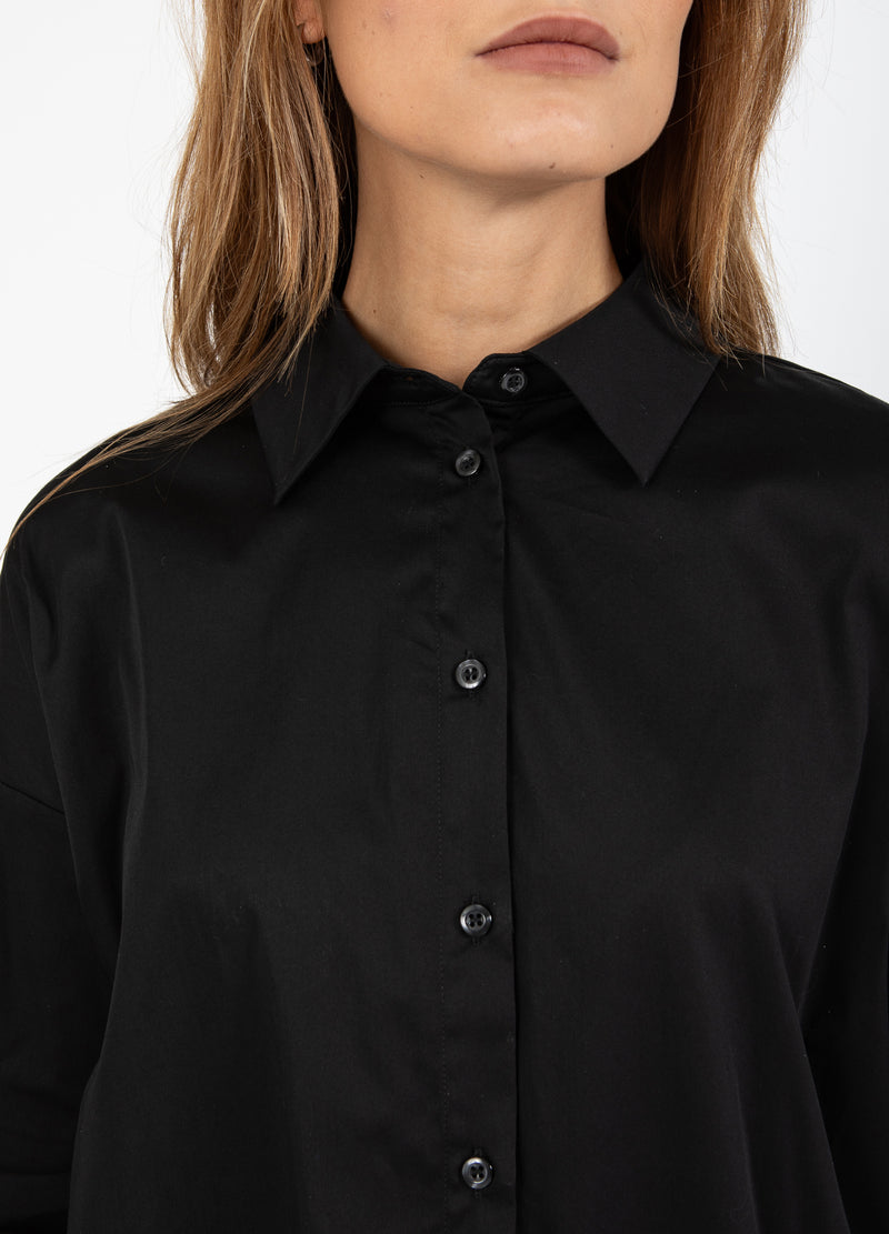 Coster Copenhagen BOXY KLASSISK SKJORTE Shirt/Blouse Black - 100