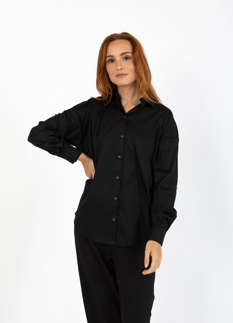 Coster Copenhagen BOXY KLASSISK SKJORTE Shirt/Blouse Black - 100