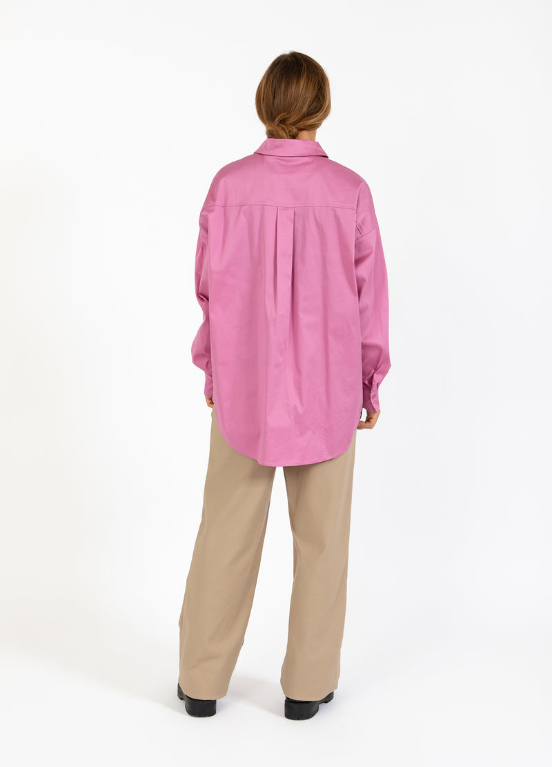 Coster Copenhagen BOXY KLASSISK SKJORTE Shirt/Blouse Magenta - 861