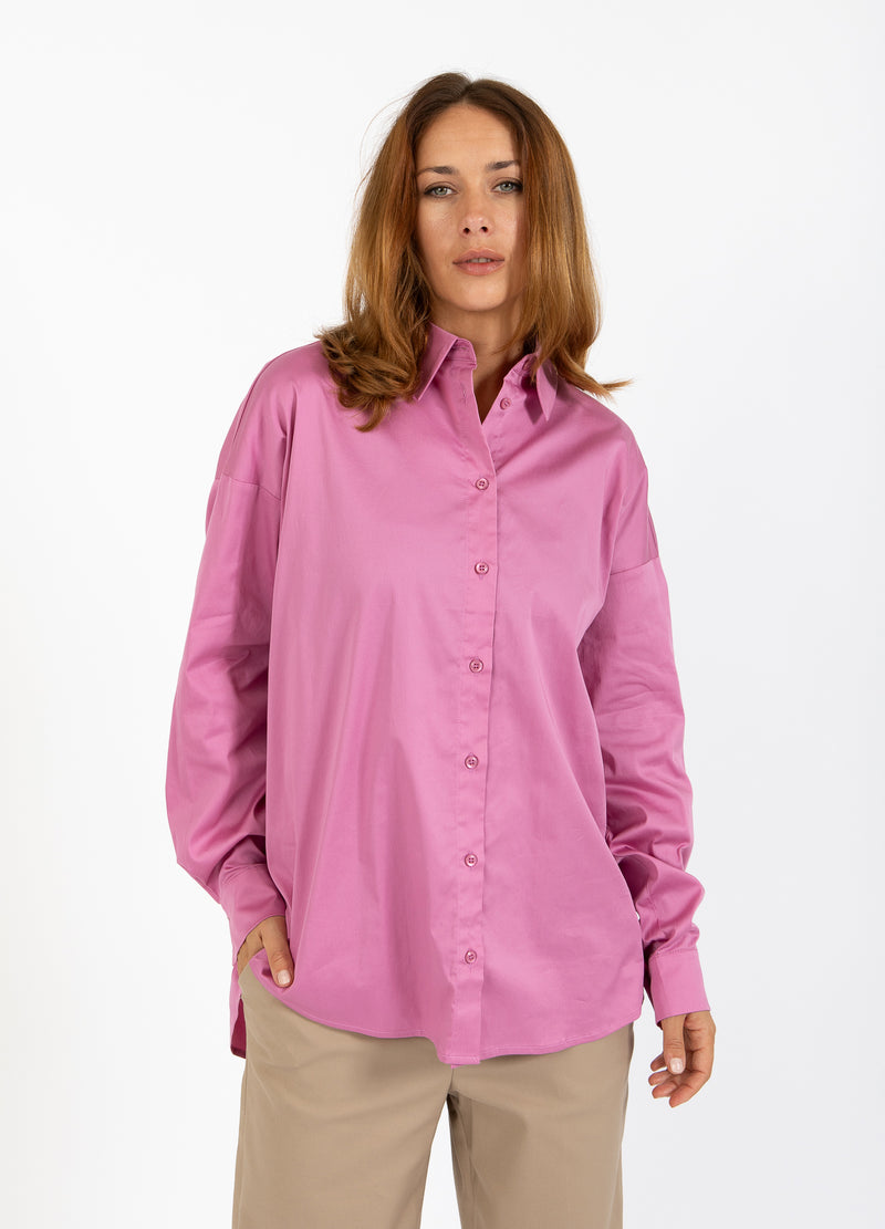 Coster Copenhagen BOXY KLASSISK SKJORTE Shirt/Blouse Magenta - 861