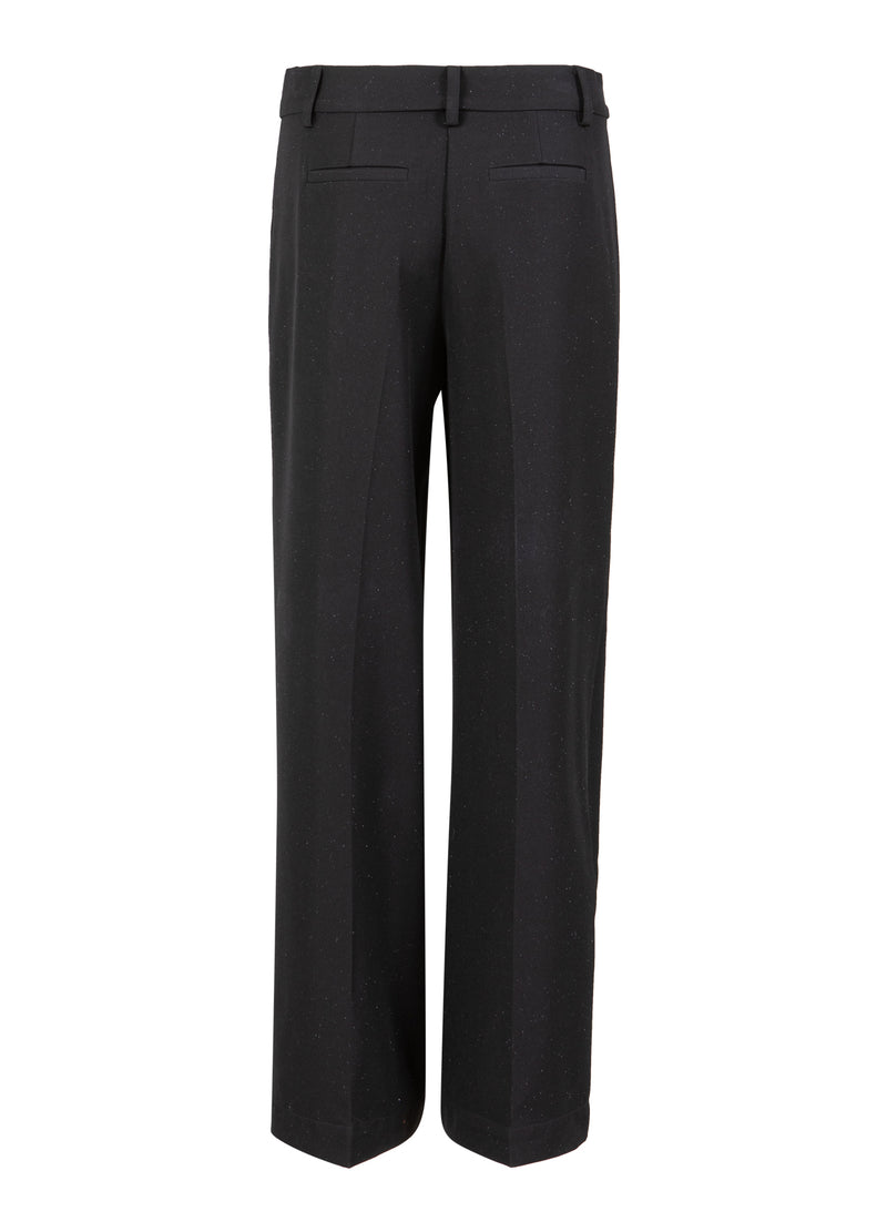 Coster Copenhagen BRED SHIMMERBUKSER - PETRA FIT Pants Black - 100