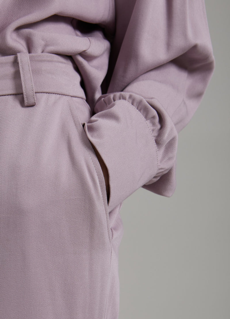 Coster Copenhagen BUKSER LAVET MED LENZING™ ECOVERO™ VISCOSE Pants Dusty purple - 855