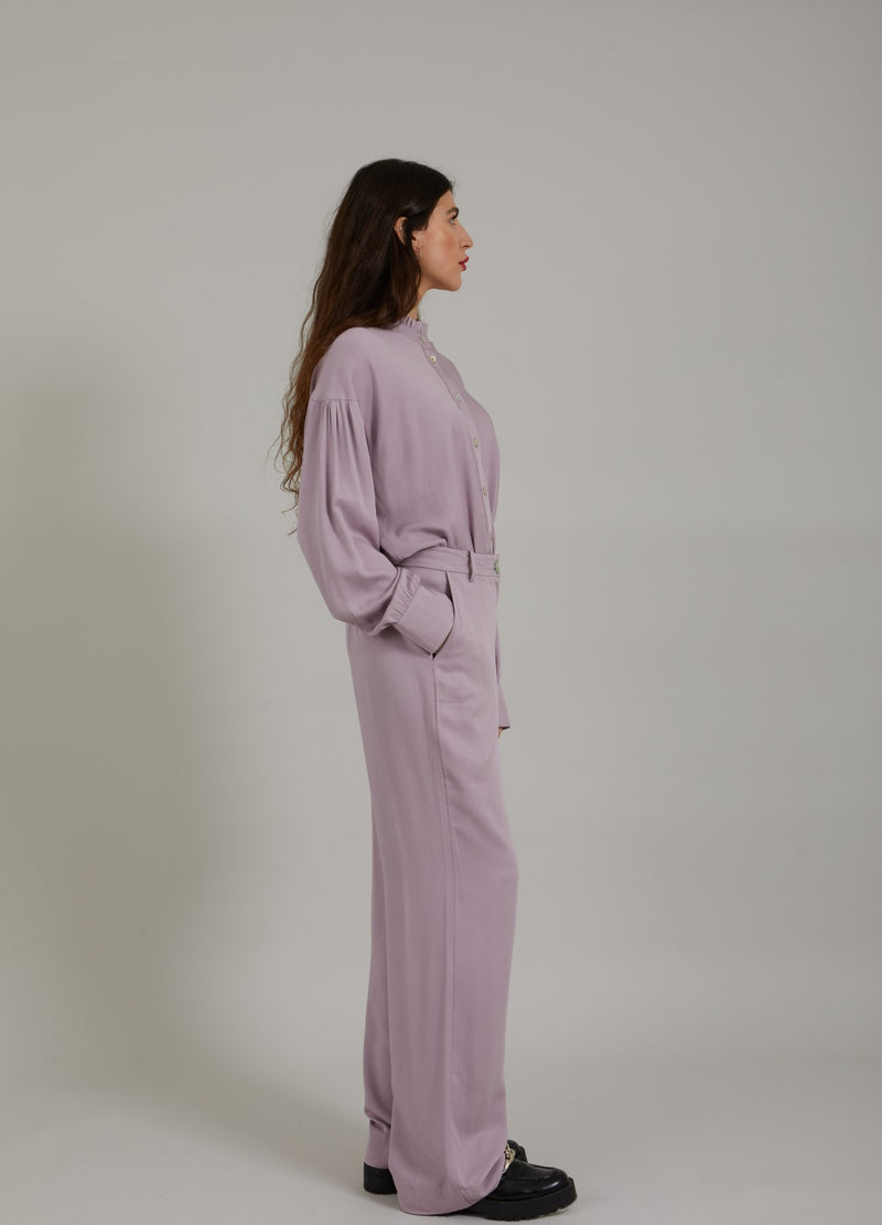 Coster Copenhagen BUKSER LAVET MED LENZING™ ECOVERO™ VISCOSE Pants Dusty purple - 855