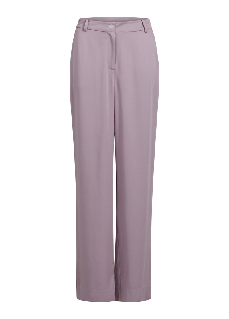 Coster Copenhagen BUKSER LAVET MED LENZING™ ECOVERO™ VISCOSE Pants Dusty purple - 855