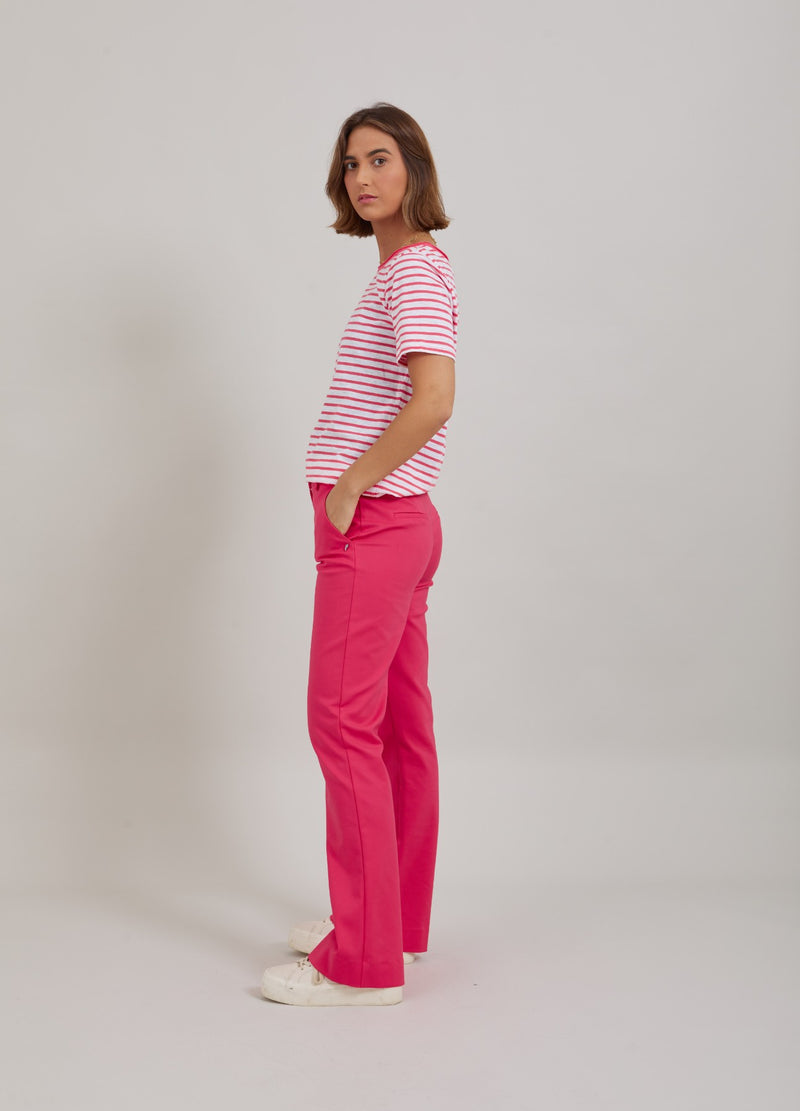 Coster Copenhagen BUKSER M. BOOTCUT - LUCIA FIT Pants Intense pink - 659