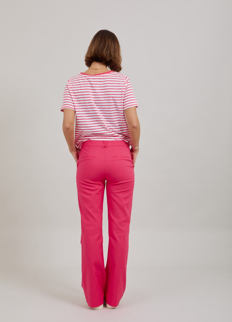 Coster Copenhagen BUKSER M. BOOTCUT - LUCIA FIT Pants Intense pink - 659