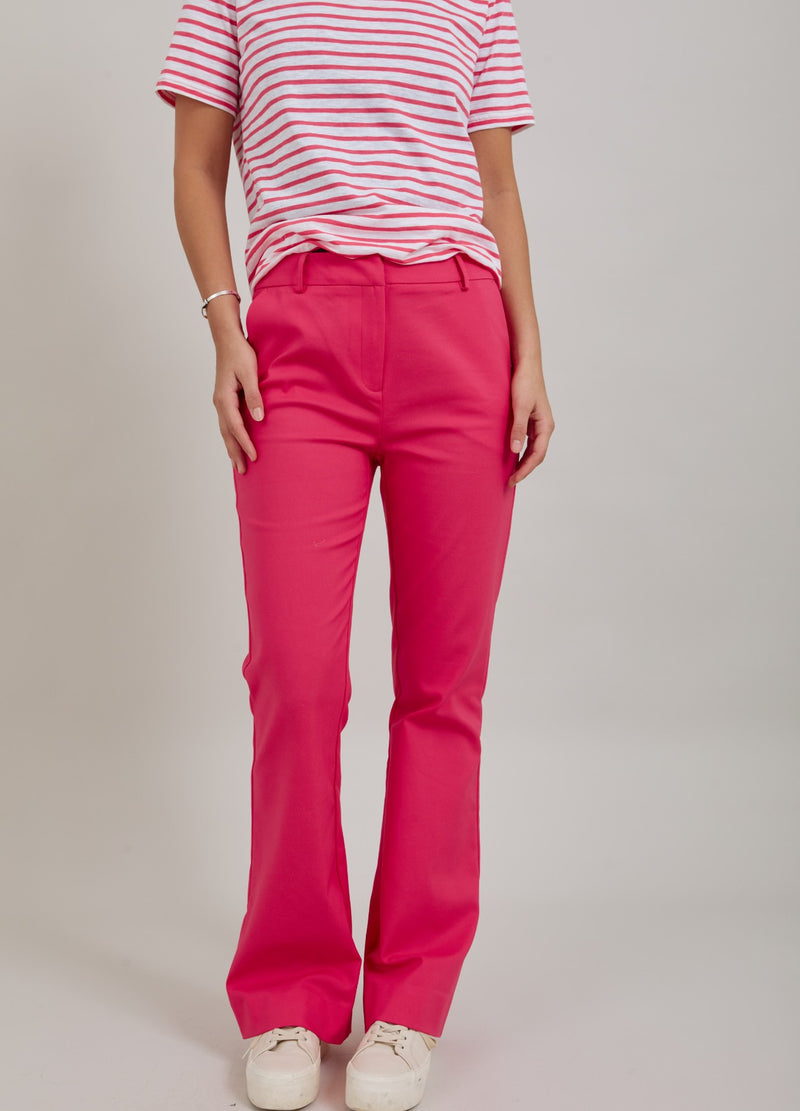 Coster Copenhagen BUKSER M. BOOTCUT - LUCIA FIT Pants Intense pink - 659