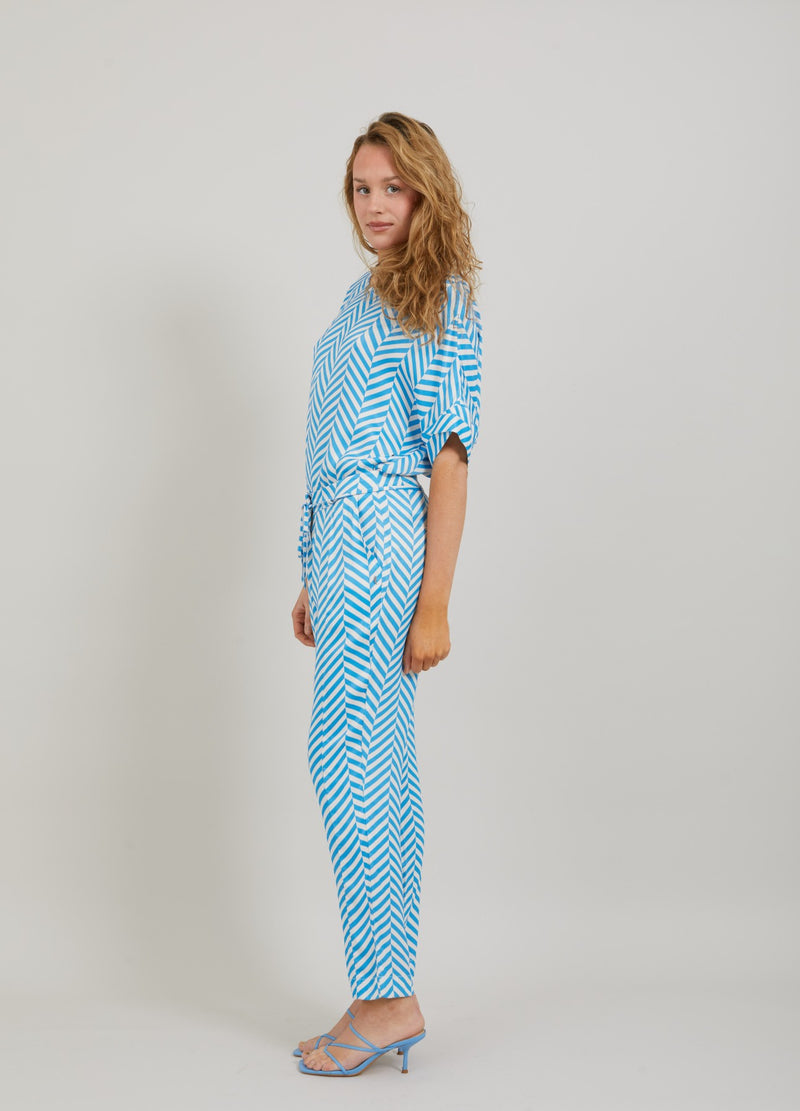 Coster Copenhagen BUKSER M. HERINGBONE PRINT - STELLA FIT Pants Heringbone print - 918