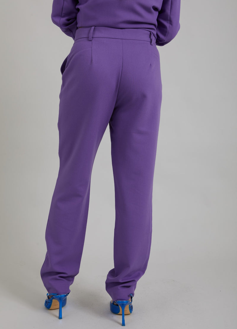 Coster Copenhagen BUKSER M. NORMALE BEN - STELLA FIT Pants Warm purple - 846