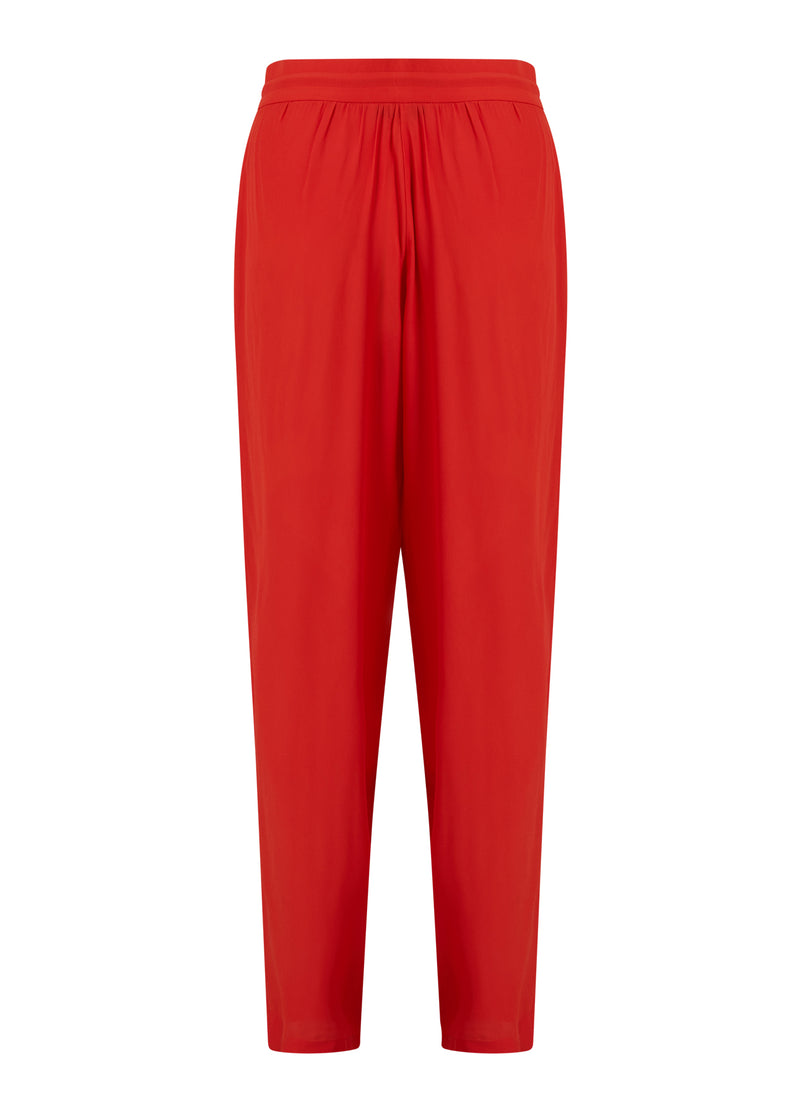 Coster Copenhagen BUKSER M. PRESSEFOLDER - STELLA FIT Pants Lipstick red - 698