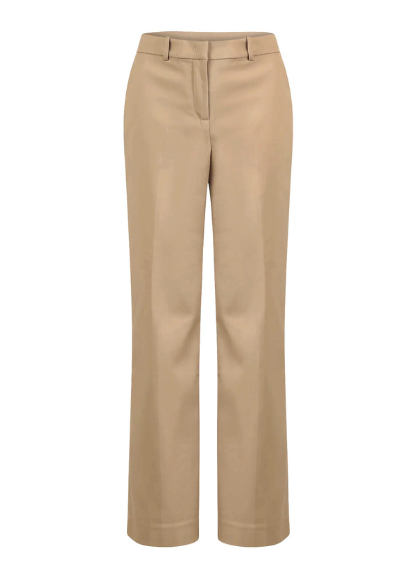 Coster Copenhagen BUKSER MED BREDT BEN - PETRA PASFORM Pants Desert sand - 329