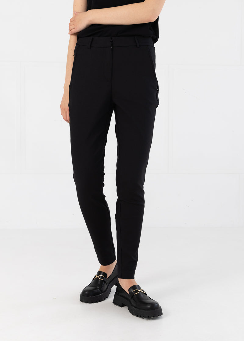 Coster Copenhagen BUKSER NORMALLÆNGDE - STELLA PASFORM Pants Black - 100