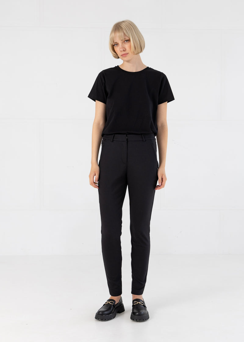 Coster Copenhagen BUKSER NORMALLÆNGDE - STELLA PASFORM Pants Black - 100