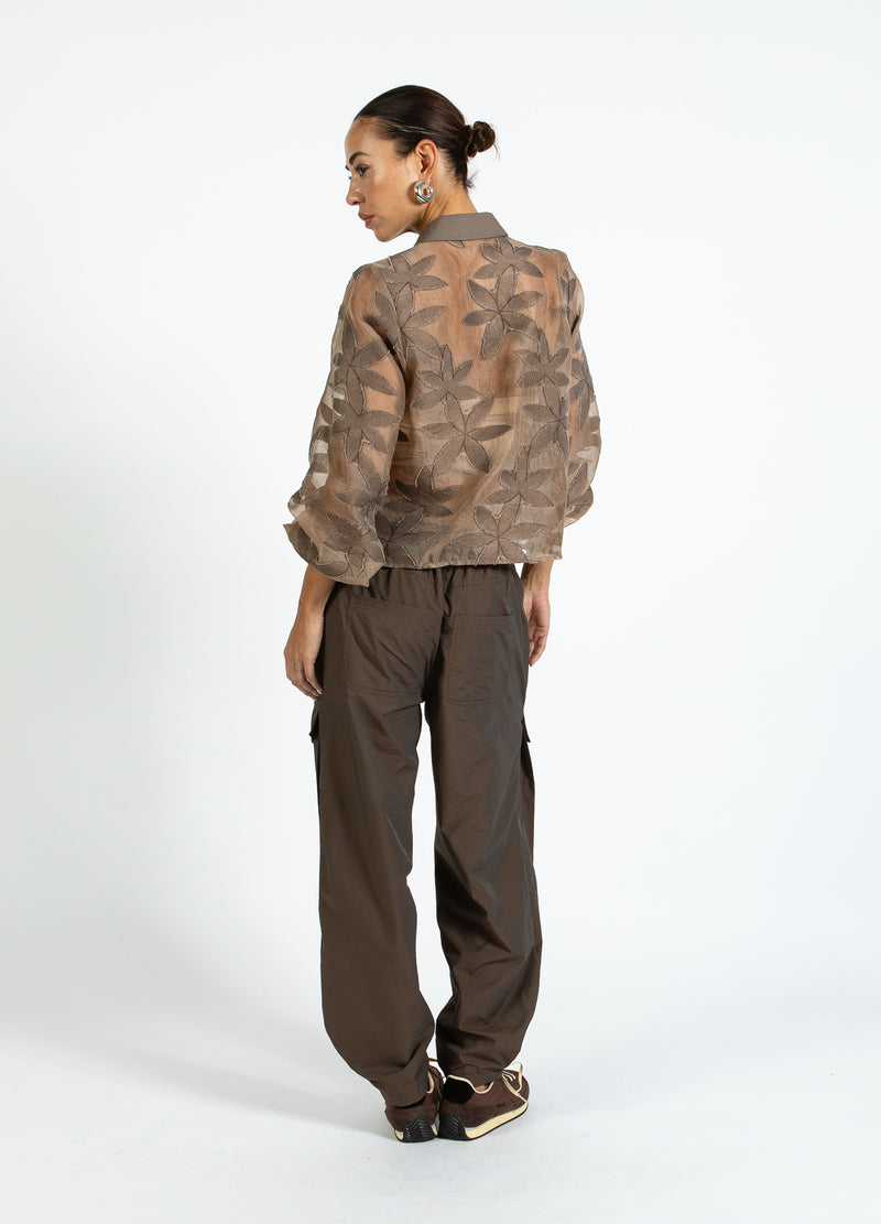 Coster Copenhagen CARGOBUKSER - SILLE FIT Pants Warm brown - 367