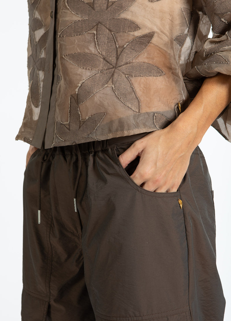 Coster Copenhagen CARGOBUKSER - SILLE FIT Pants Warm brown - 367