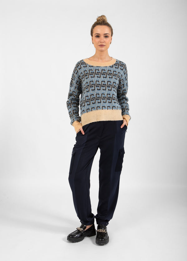 Coster Copenhagen  CARGO BUKSER - STELLA PASFORM Pants Dark blue - 579