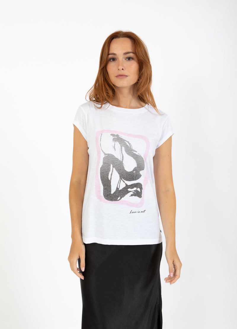 CC Heart CC HEART ART T-SHIRT - KORT ÆRME T-Shirt White - 200