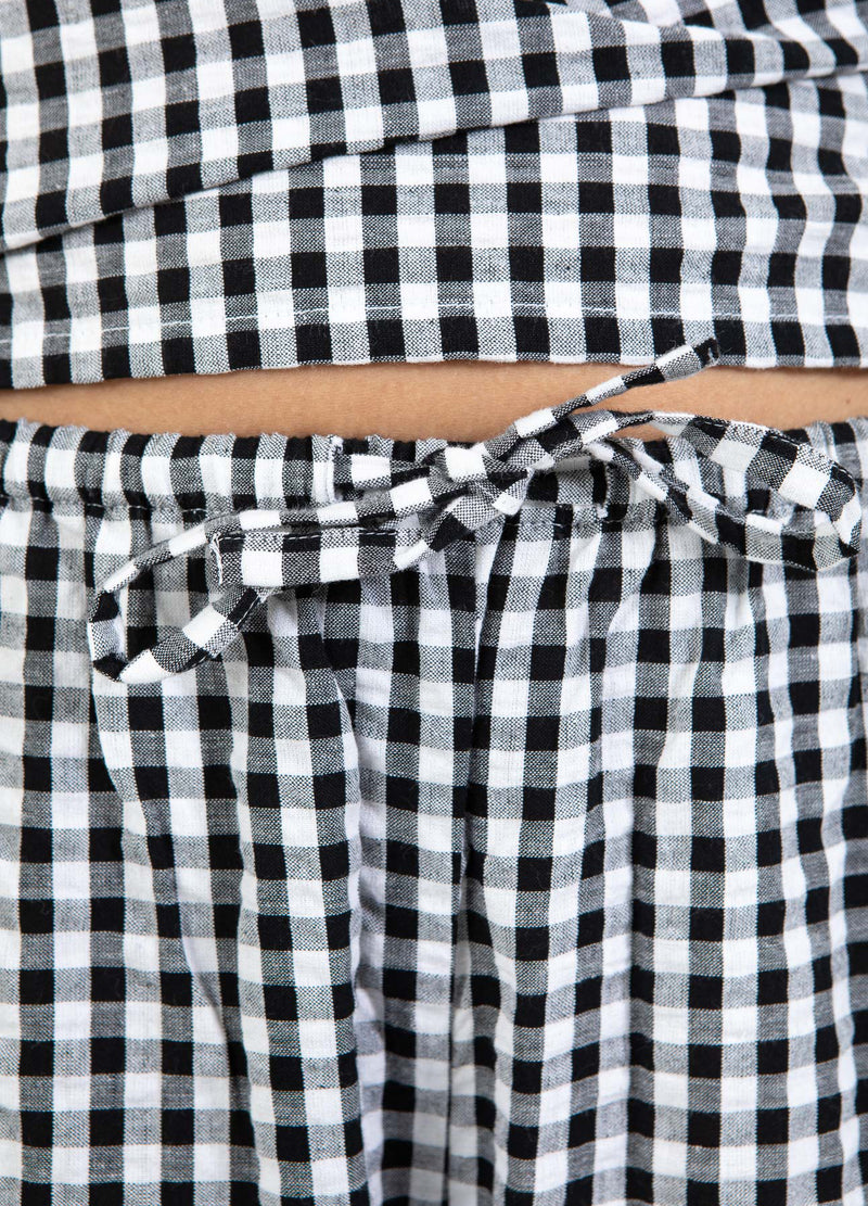 CC Heart CC HEART ALENA PULL-ON BUKSER Pants Black/white check - 146