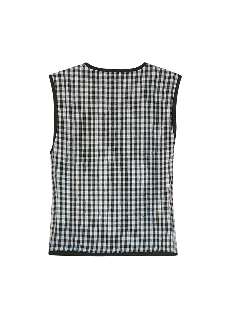 CC Heart CC HEART ALENA QUILTET VEST Vest Black/white check - 146