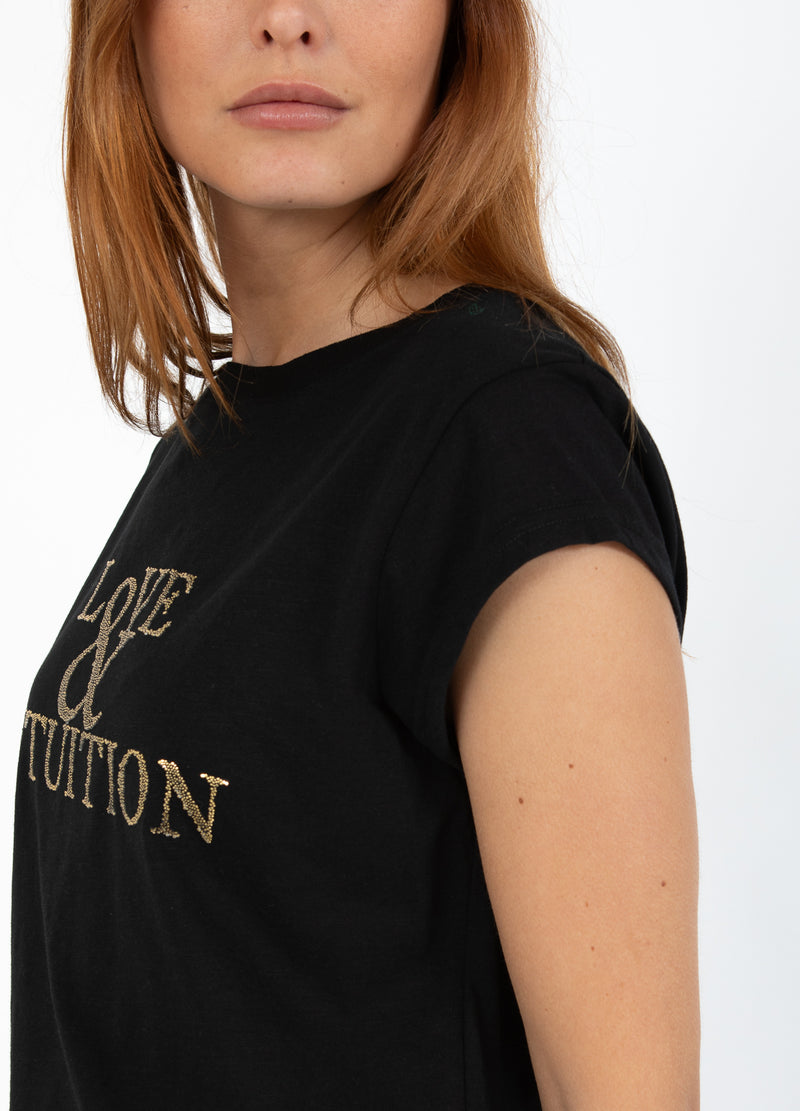 CC Heart CC HEART ALFI T-SHIRT - KORT ÆRME T-Shirt Black - 100