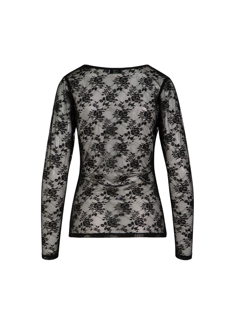CC Heart CC HEART ALIZA LANGÆRMET BLUSE I BLONDE Shirt/Blouse Black - 100