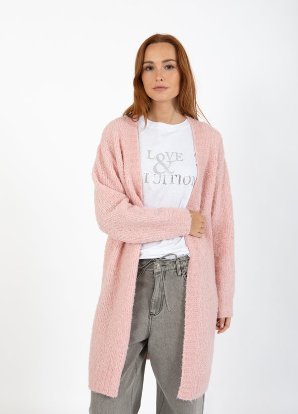 CC Heart CC HEART AMAYA LANG STRIK CARDIGAN Knitwear Winter Rose - 649