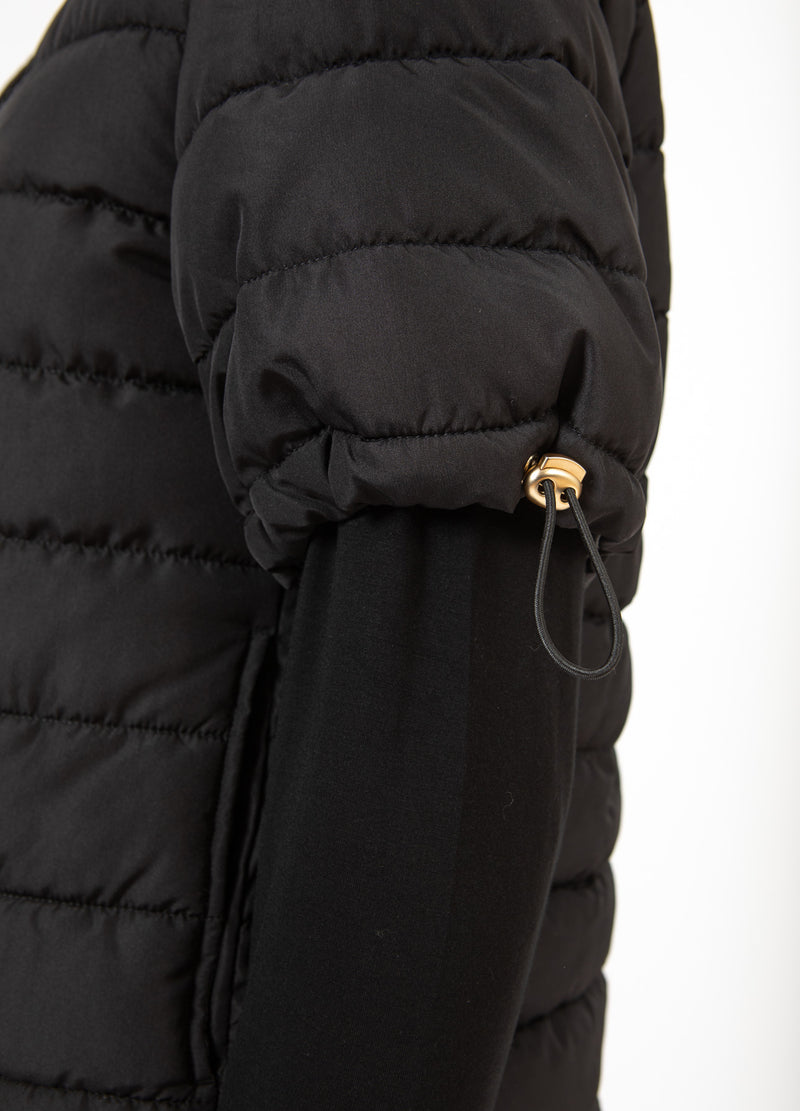 CC Heart CC HEART ASTA QUILTET KORTÆRMET JAKKE Outerwear Black - 100