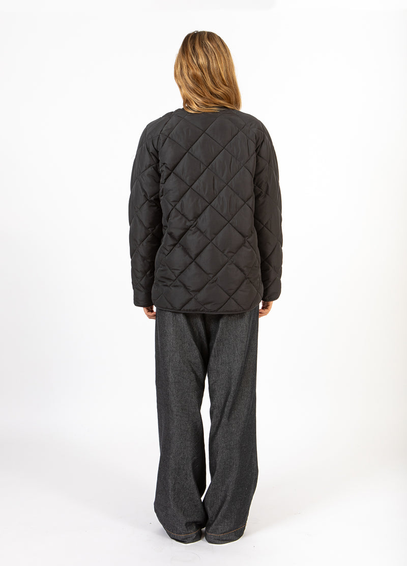 CC Heart CC HEART ASTA QUILTET LØS JAKKE Outerwear Black - 100