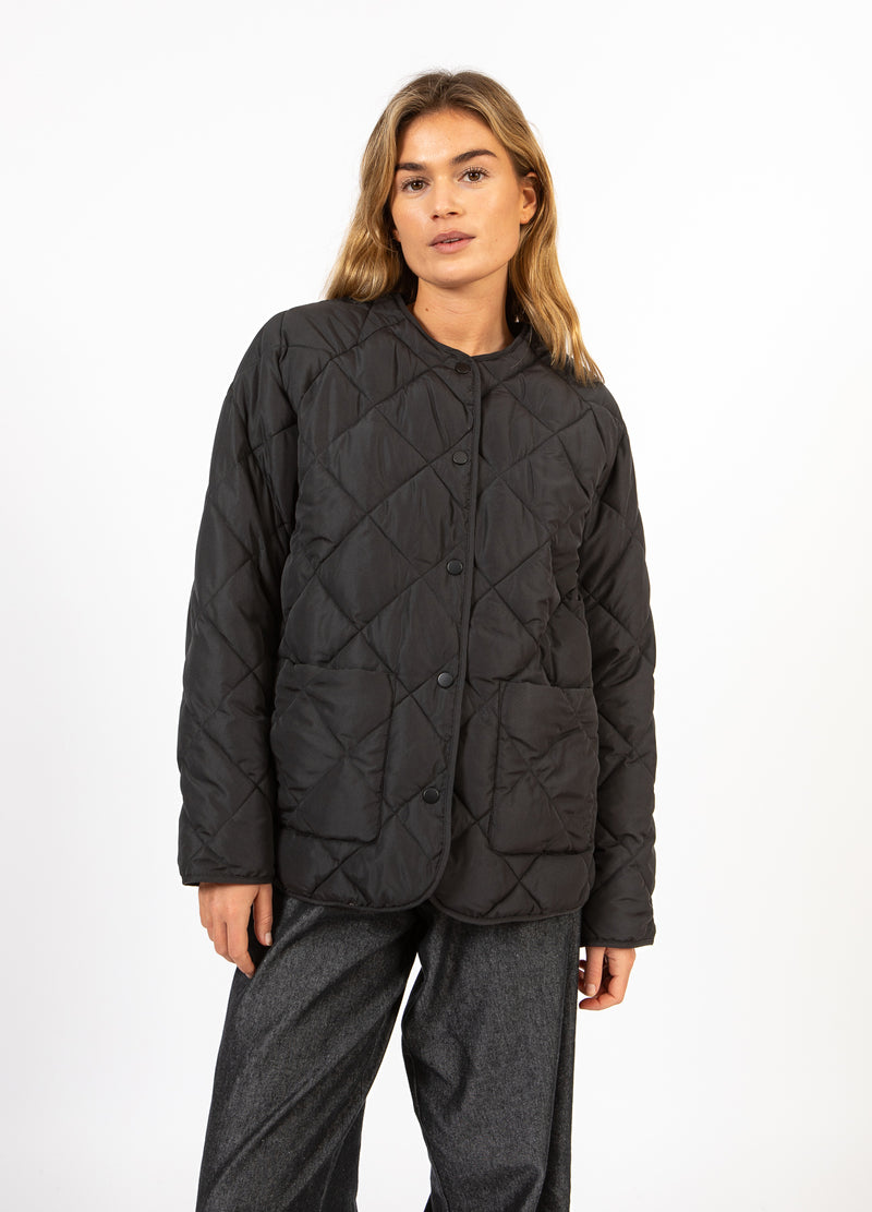 CC Heart CC HEART ASTA QUILTET LØS JAKKE Outerwear Black - 100