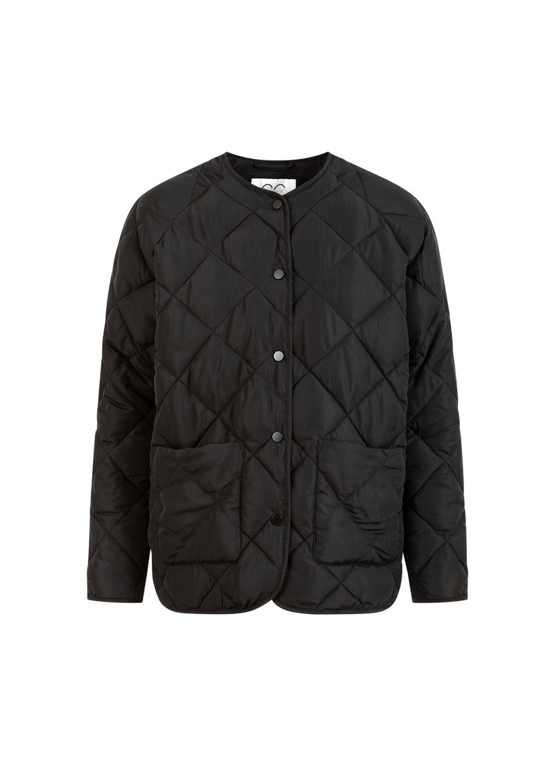 CC Heart CC HEART ASTA QUILTET LØS JAKKE Outerwear Black - 100