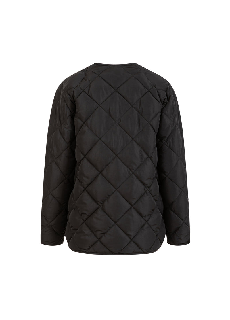 CC Heart CC HEART ASTA QUILTET LØS JAKKE Outerwear Black - 100