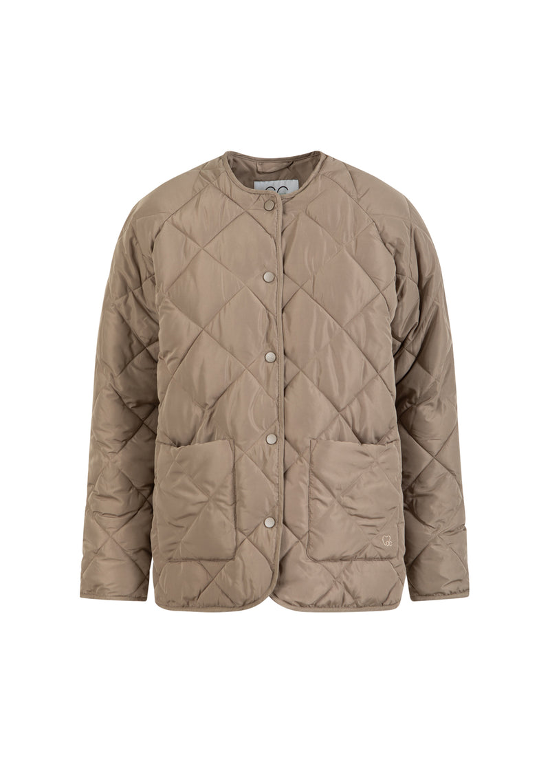 CC Heart CC HEART ASTA QUILTET LØS JAKKE Outerwear Sand - 251