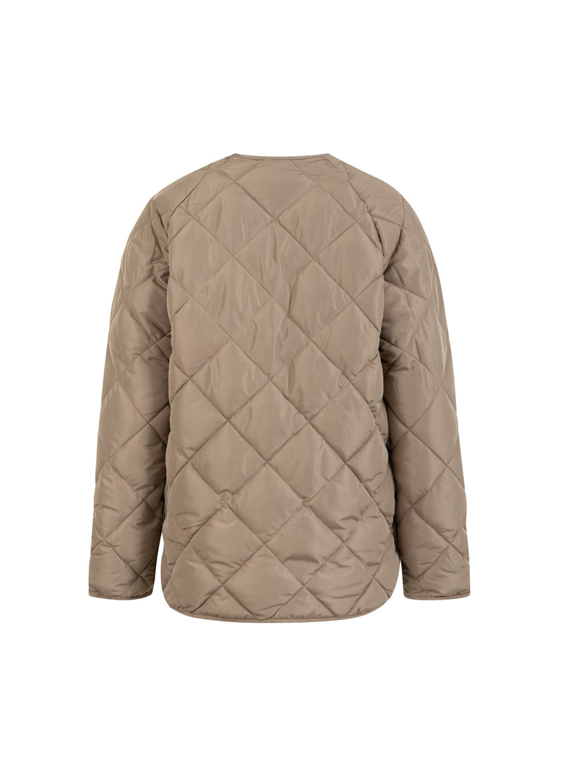 CC Heart CC HEART ASTA QUILTET LØS JAKKE Outerwear Sand - 251