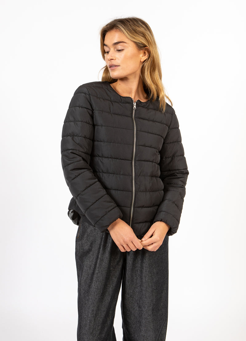 CC Heart CC HEART ASTA QUILTET SLANK JAKKE Outerwear Black - 100