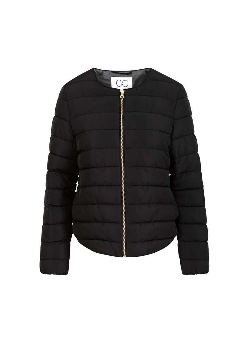 CC Heart CC HEART ASTA QUILTET SLANK JAKKE Outerwear Black - 100