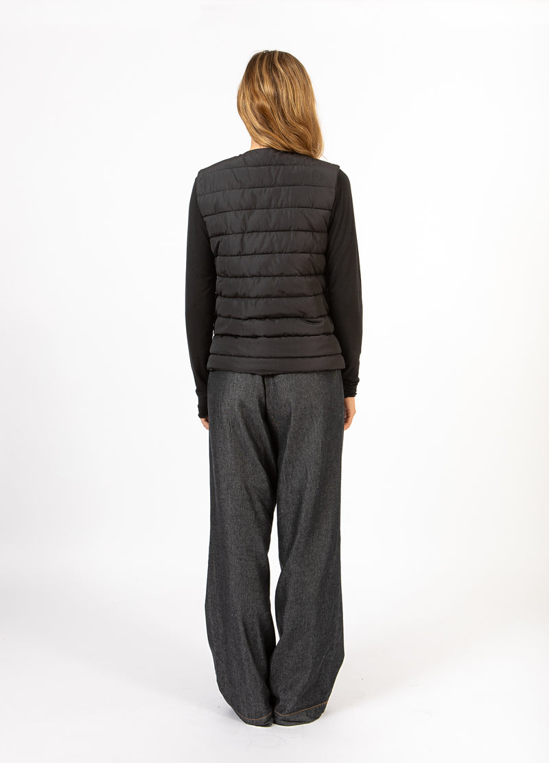 CC Heart CC HEART ASTA QUILTET VEST Outerwear Black - 100