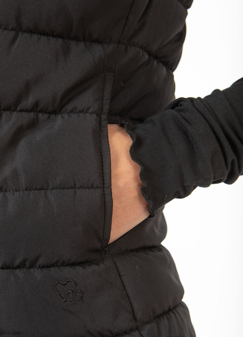 CC Heart CC HEART ASTA QUILTET VEST Outerwear Black - 100
