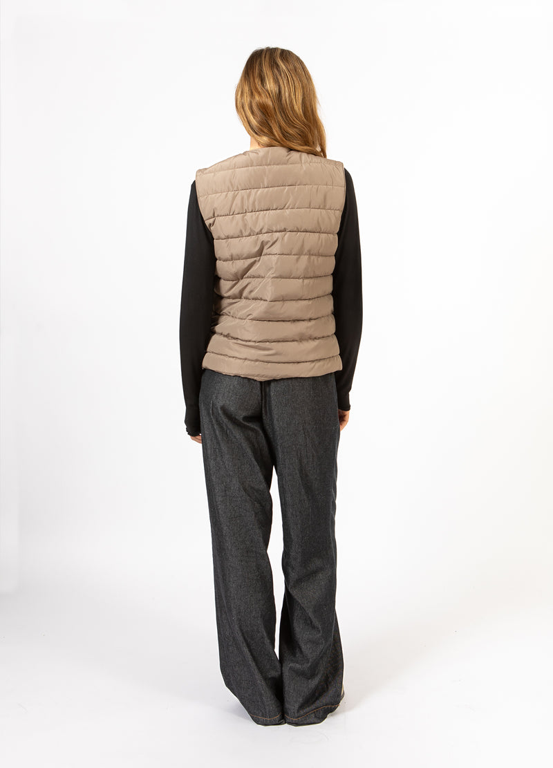 CC Heart CC HEART ASTA QUILTET VEST Outerwear Sand - 251