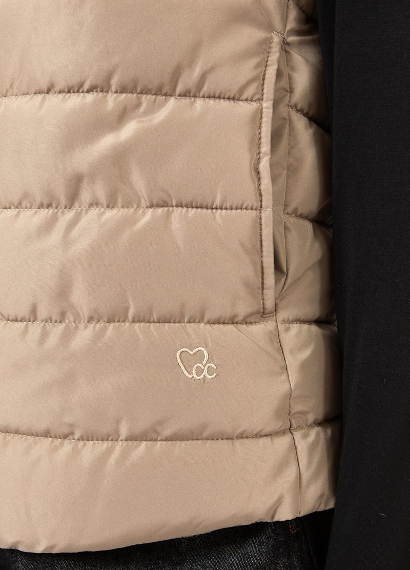 CC Heart CC HEART ASTA QUILTET VEST Outerwear Sand - 251