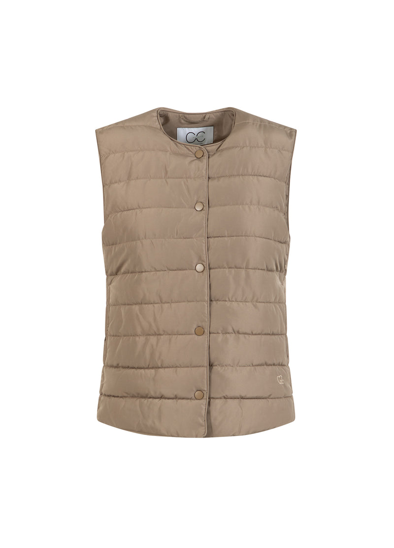 CC Heart CC HEART ASTA QUILTET VEST Outerwear Sand - 251